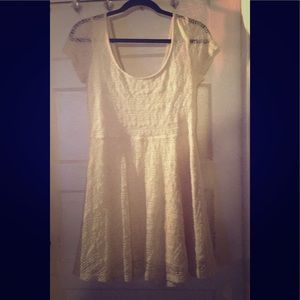 Forever 21 cream lace dress